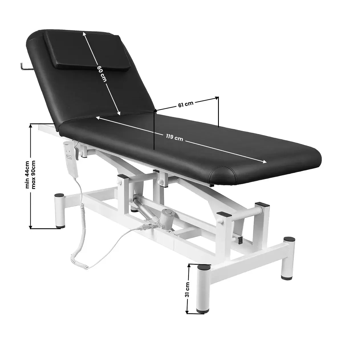 Electric bed massage black BarberCity