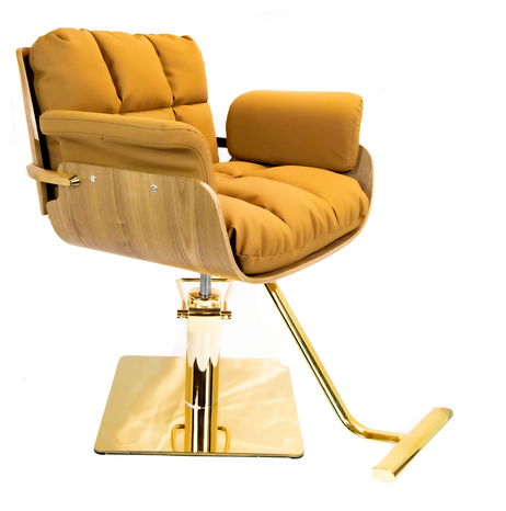 Styling Chair Light brown - Gold