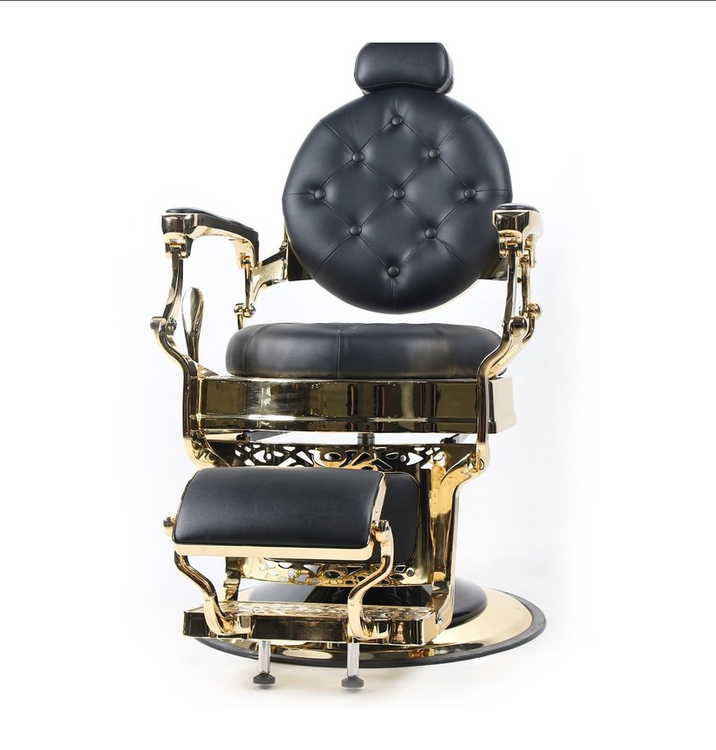 Man's Salon Chair Gold