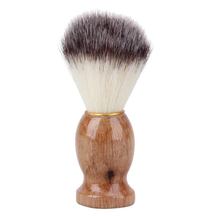 Razor Brush with Wood Handle