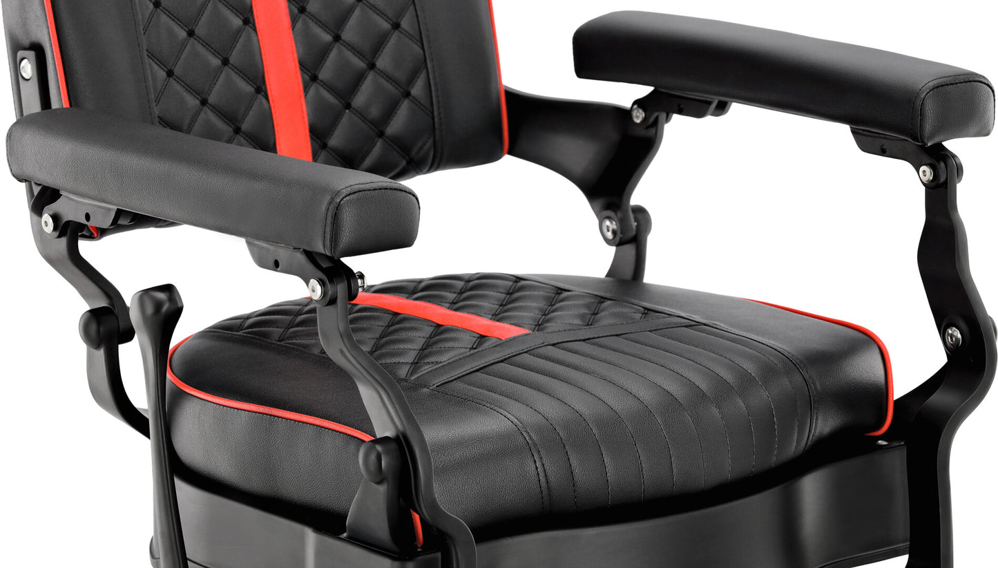 Barber chair Black-RED