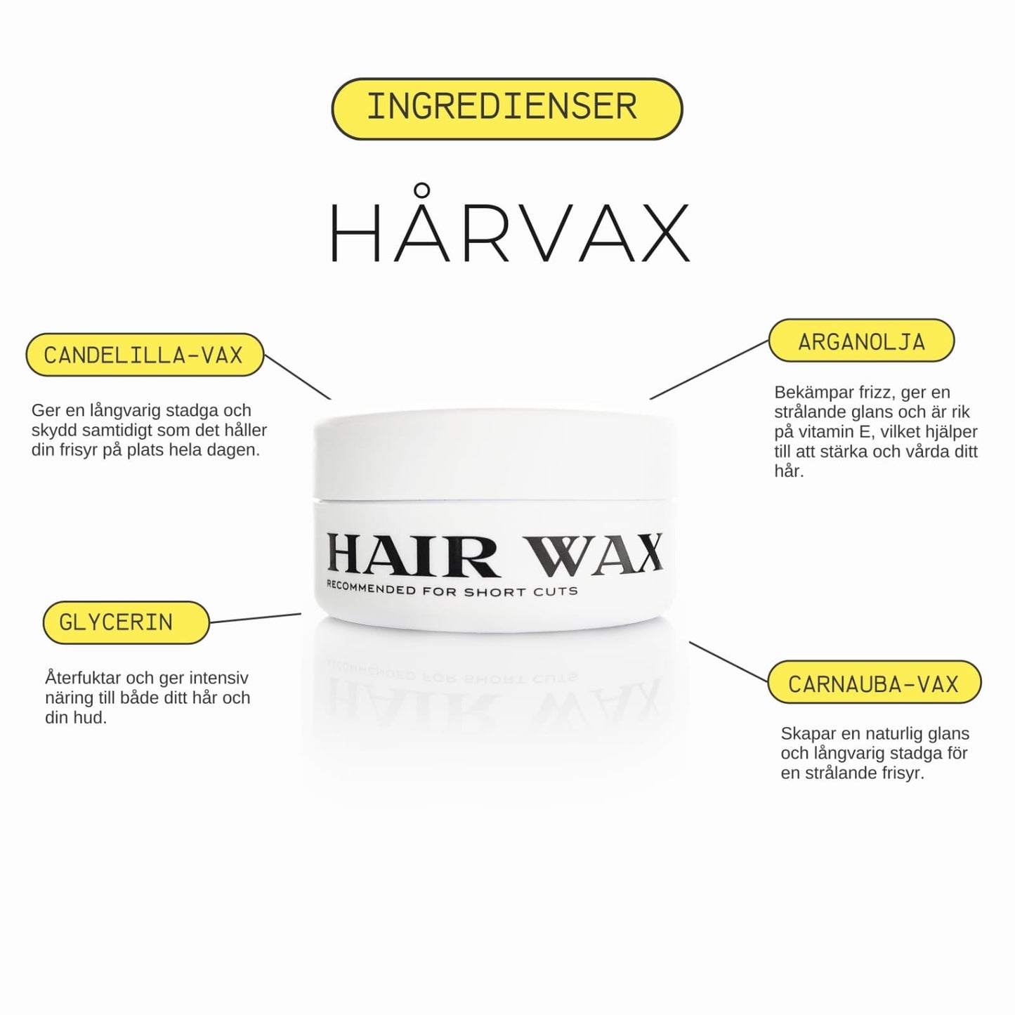 Brothers of Sweden Hair Wax 100ml Brothers Of Sweden