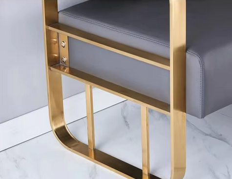 Waiting Chair Black-Gold