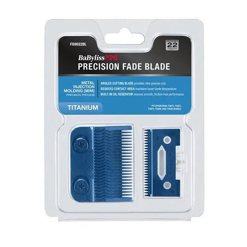 Blue Titanium Metal-Injection Molded (MIM) Precision Fade Blade BaByliss