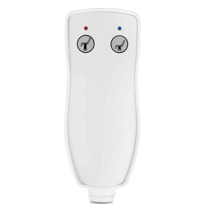 Electric bed massage azzurro 1 force. White BarberCity
