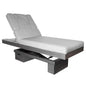 Spa cosmetic bed azzurro wood heated light gray BarberCity