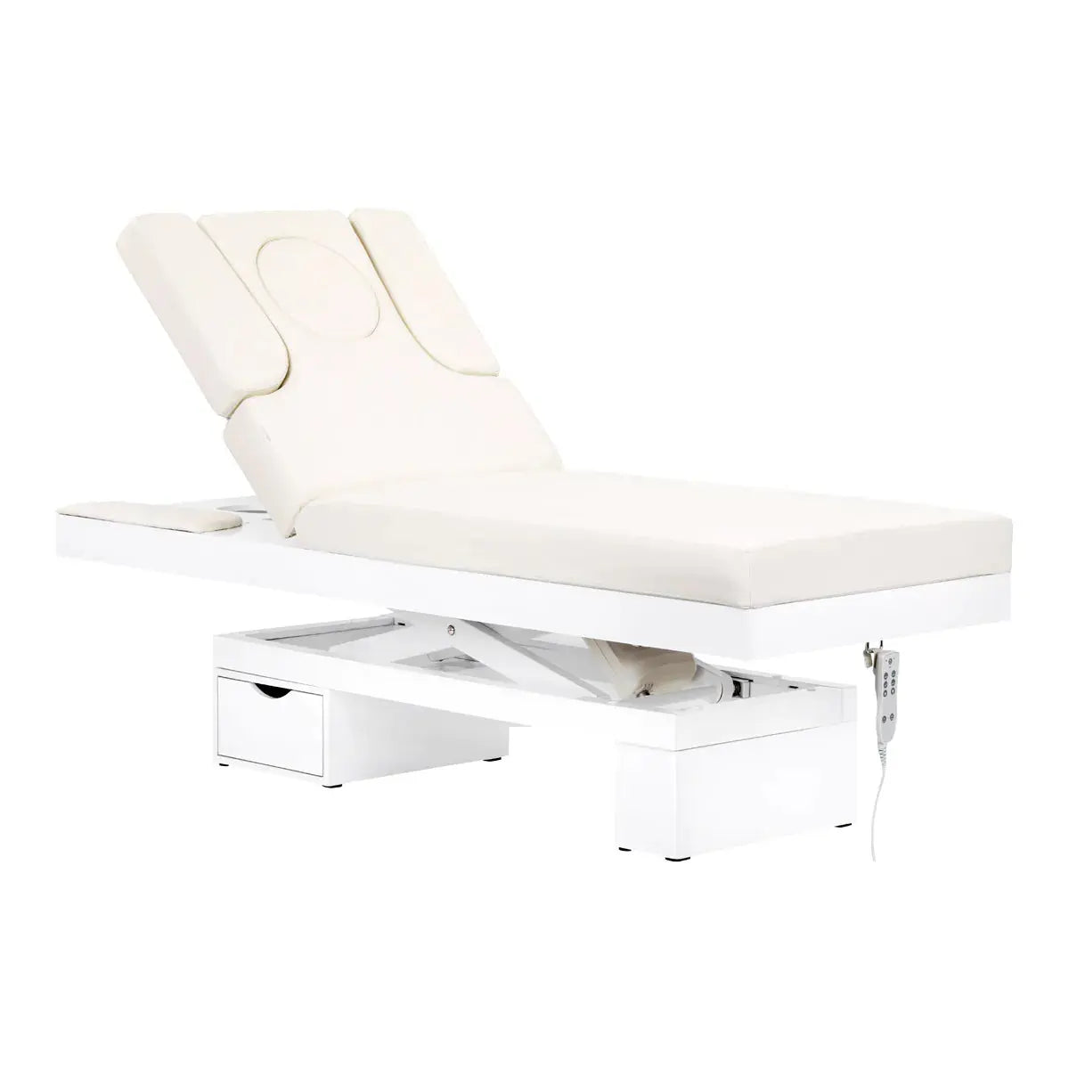 Spa cosmetic bed azzurro glowing white heated BarberCity
