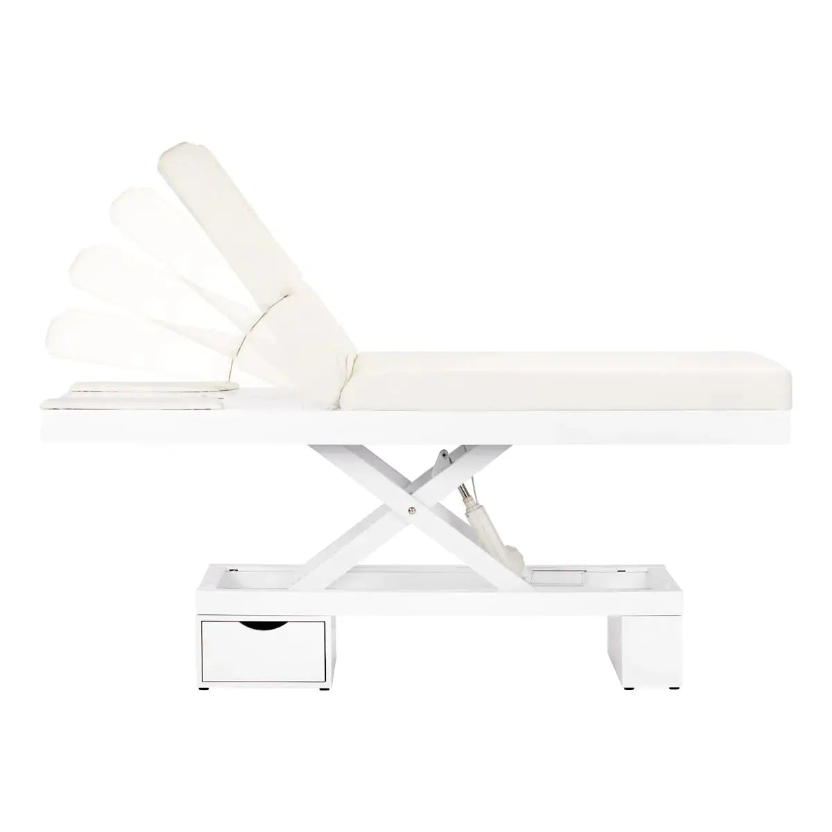 Spa cosmetic bed azzurro glowing white heated BarberCity