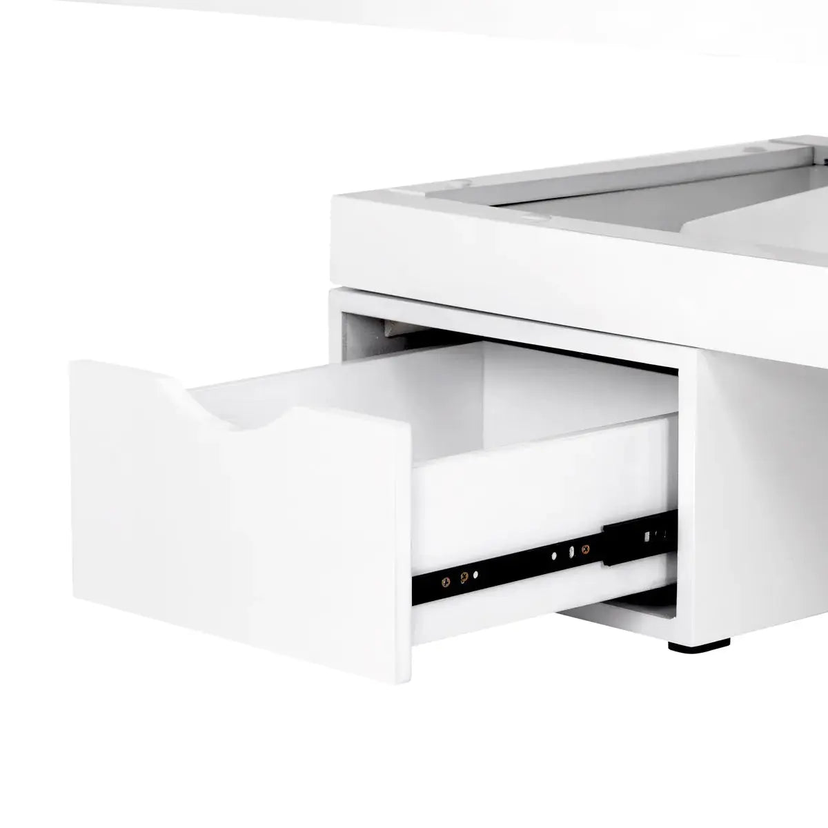 Spa cosmetic bed azzurro glowing white heated BarberCity