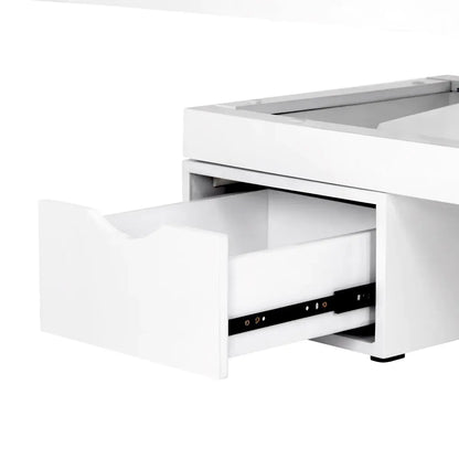 Spa cosmetic bed azzurro glowing white heated BarberCity