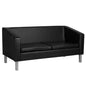 Sofa for waiting room bm18003 black Gabbiano