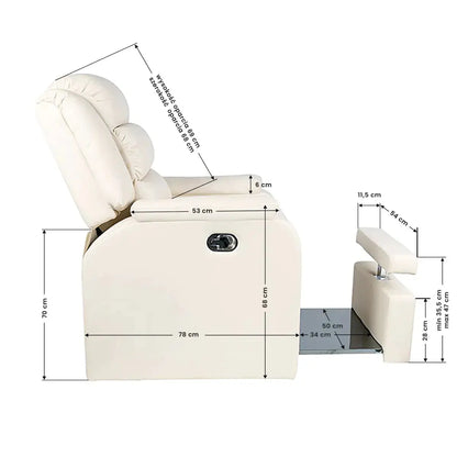 Spa chair for pedicure hilton cream BarberCity