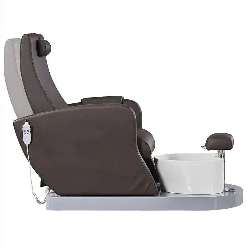 Spa chair for pedicure azzurro 016 brown BarberCity