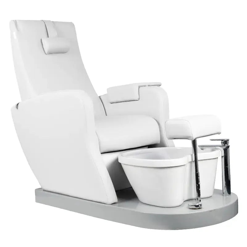 Spa chair for pedicure azzurro 016 white BarberCity