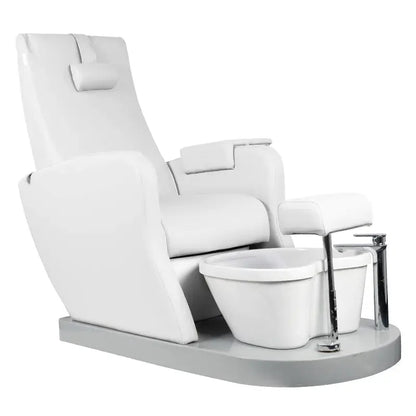 Spa chair for pedicure azzurro 016 white BarberCity