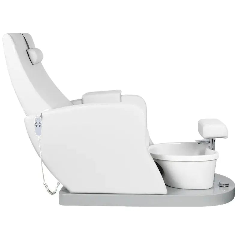 Spa chair for pedicure azzurro 016 white BarberCity