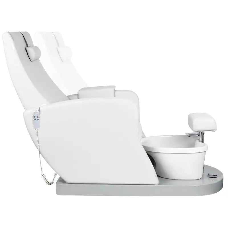 Spa chair for pedicure azzurro 016 white BarberCity