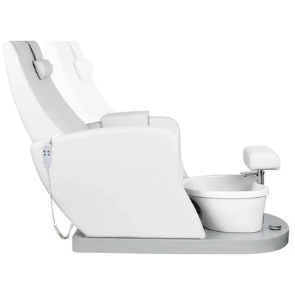Spa chair for pedicure azzurro 016 white BarberCity