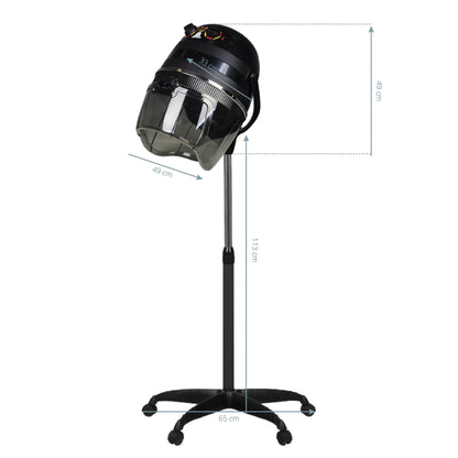 Standing dryer 1600 one speed black Gabbiano
