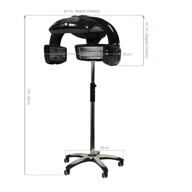 Infrazon standing 628 black Gabbiano