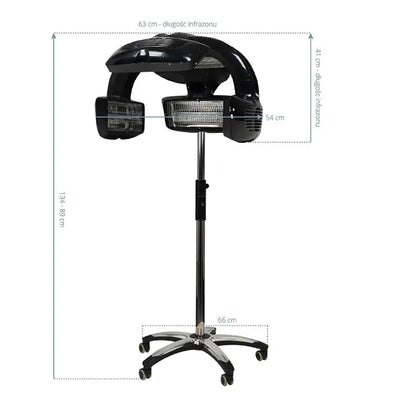 Infrazon standing 628 black Gabbiano