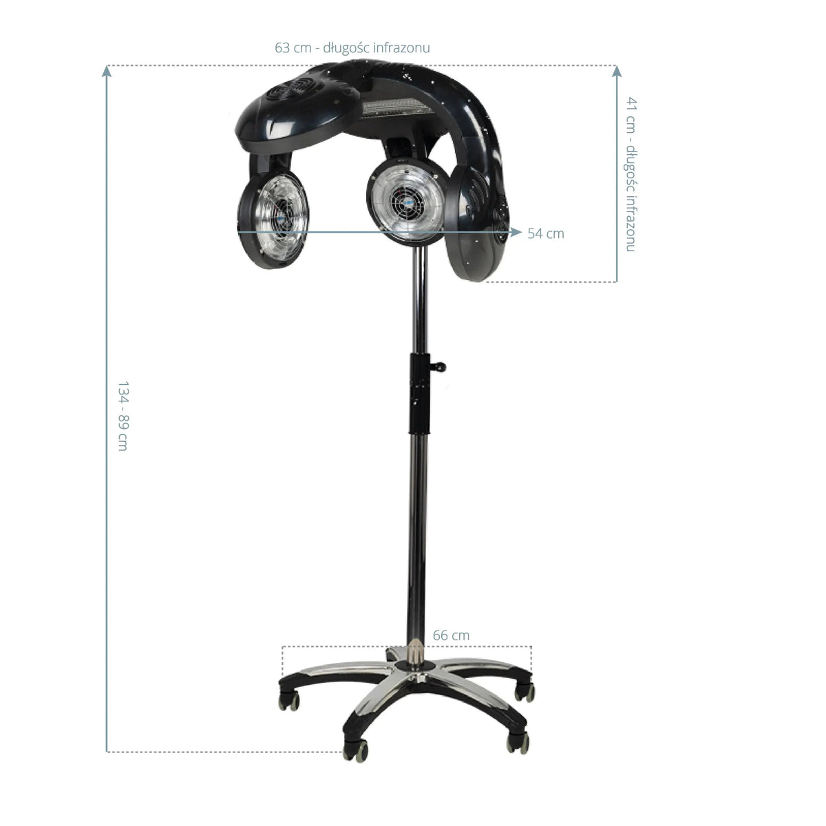 Golvstående climazon – Gabbiano 938 – Svart Gabbiano
