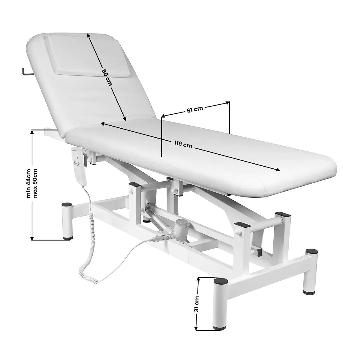 Electric bed massage  White BarberCity