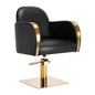 Hairdressing chair Malaga gold black Gabbiano