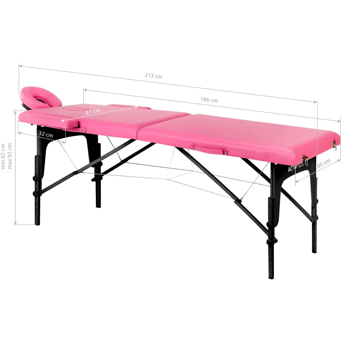 comfort 2 segment pink black wood BarberCity