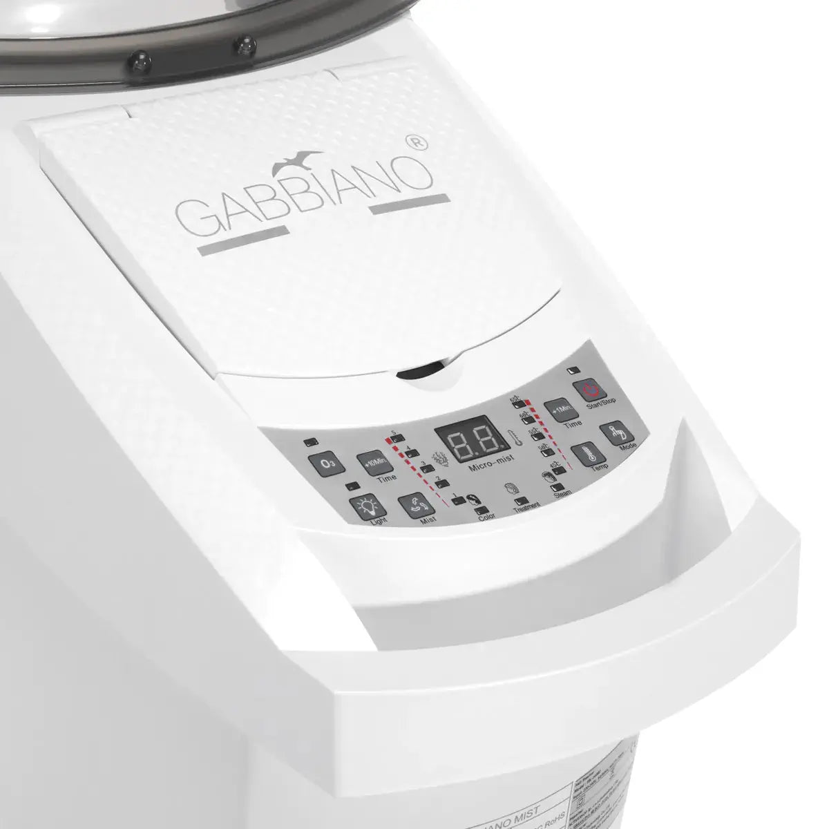 Standing hairdressing sauna 408D white with active ozone Gabbiano
