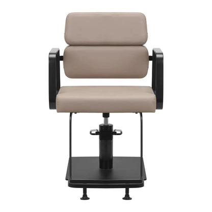 Porto-BM hairdressing chair black beige Gabbiano