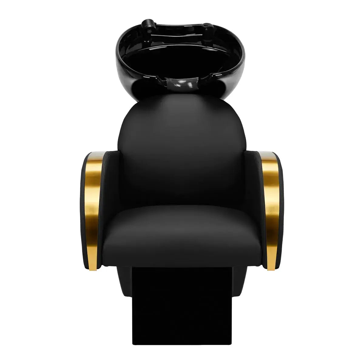 Hairdressing wash unit Malaga gold and black Gabbiano