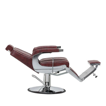 Barber chair BM88066 burgundy Hair System
