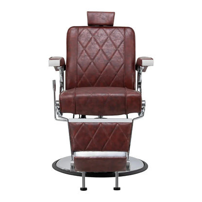 Barber chair BM88066 burgundy Hair System