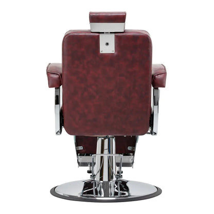 Barber chair BM88066 burgundy Hair System