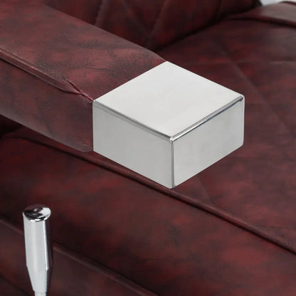 Barber chair BM88066 burgundy Hair System