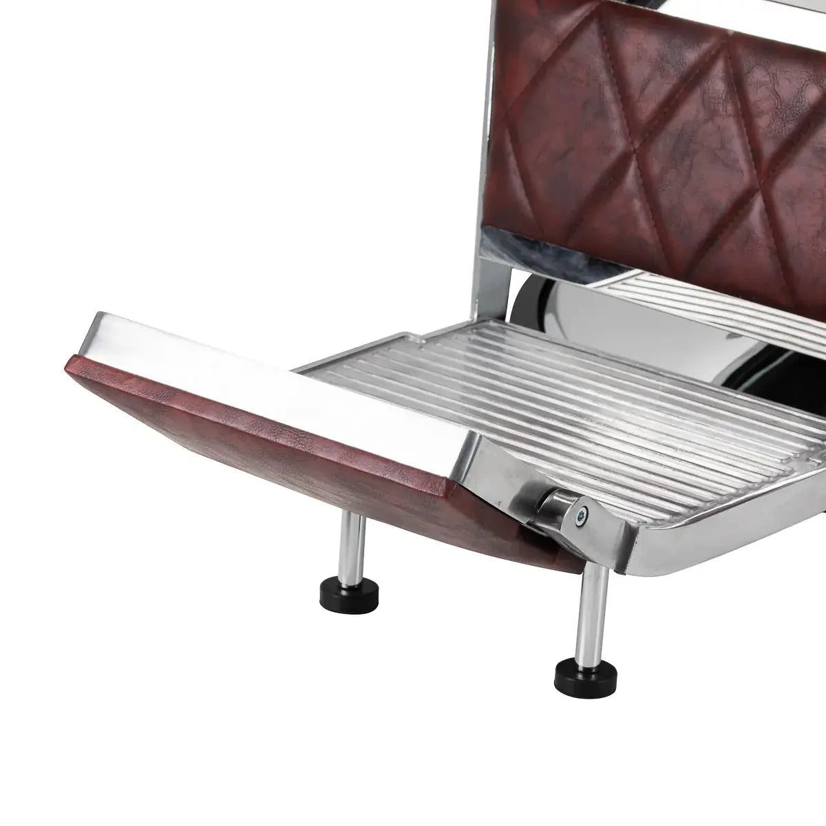 Barber chair BM88066 burgundy Hair System