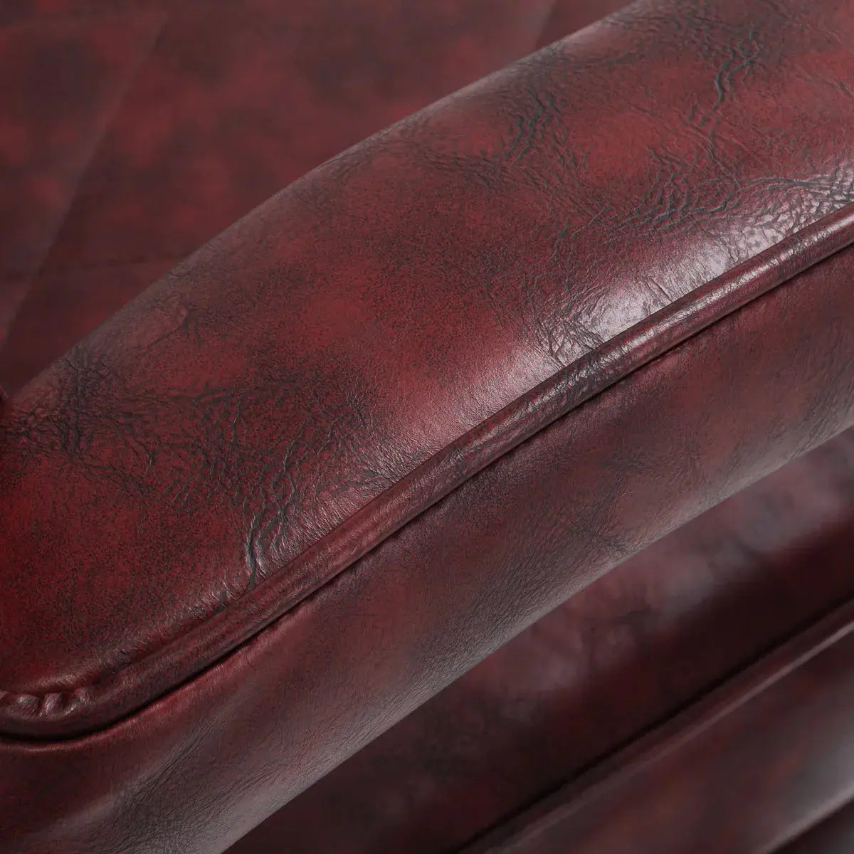 Barber chair BM88066 burgundy Hair System