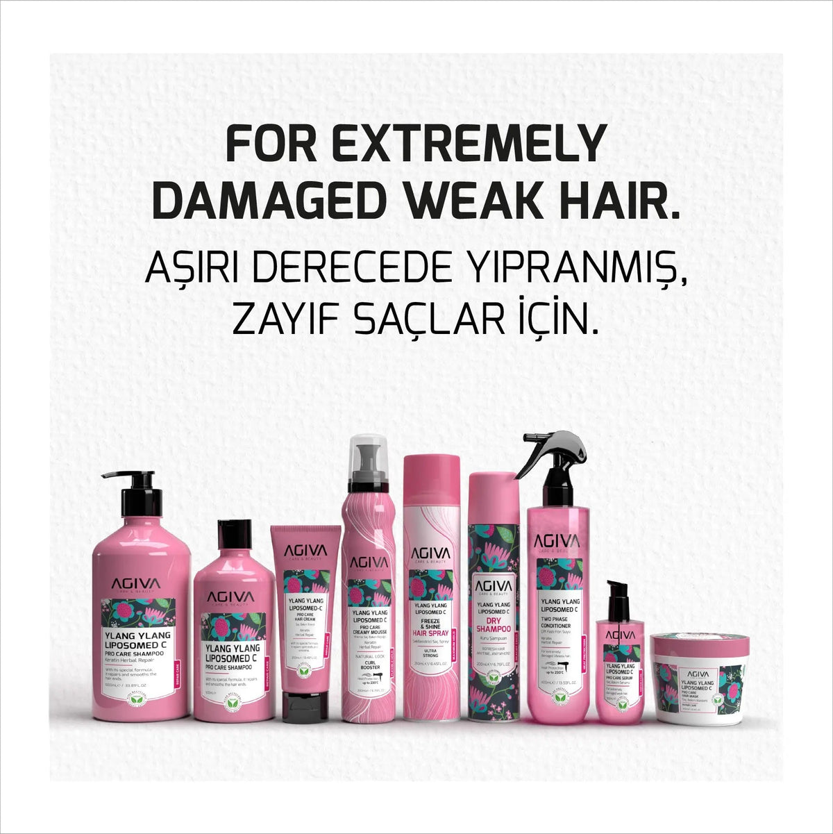 Ylang Ylang Lıpozom C pro Care Dry Shampoo AGIVA