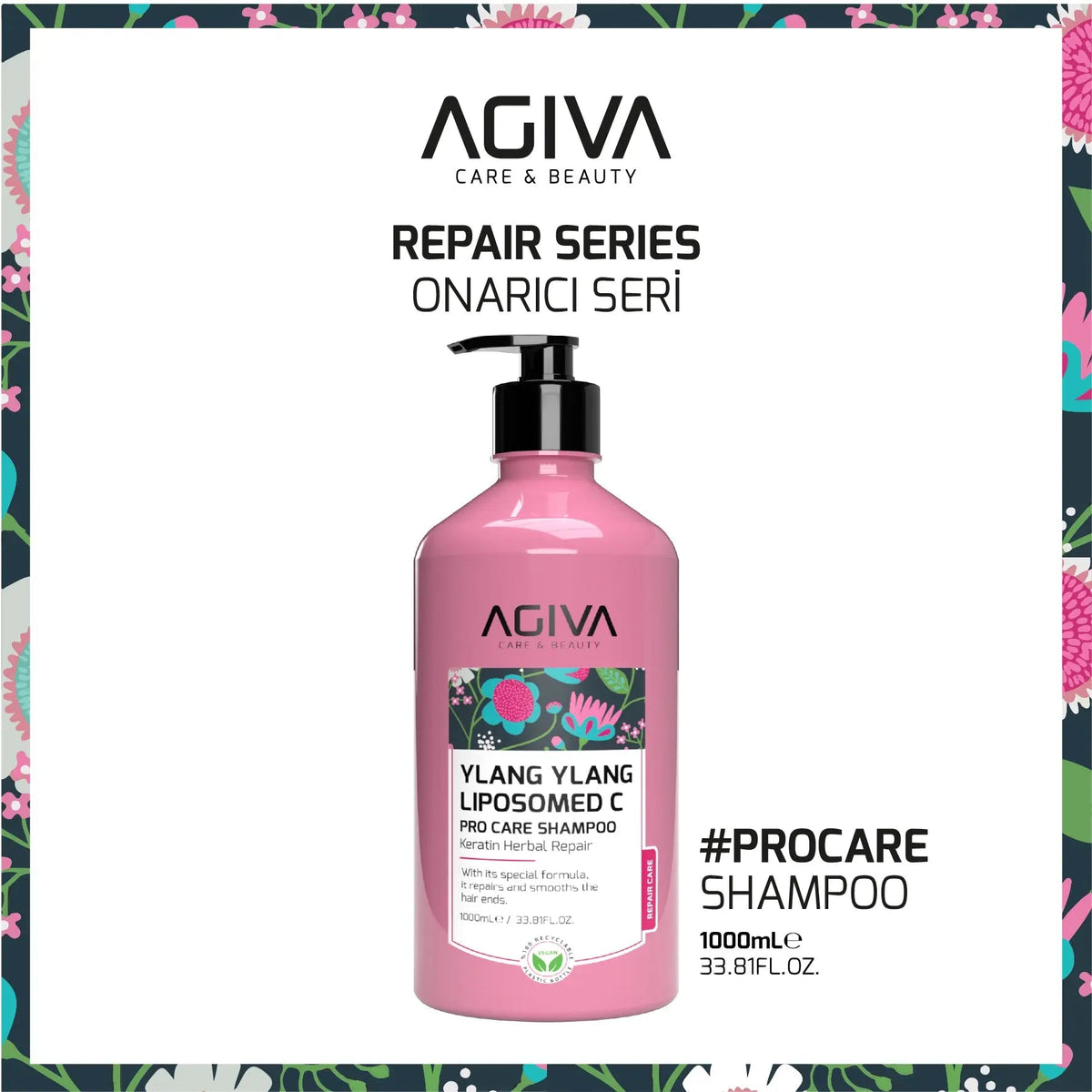 Ylang Ylang Lıpozom C Pro Care Shampoo - 1000 AGIVA