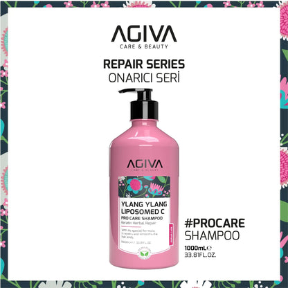 Ylang Ylang Lıpozom C Pro Care Shampoo - 1000 AGIVA