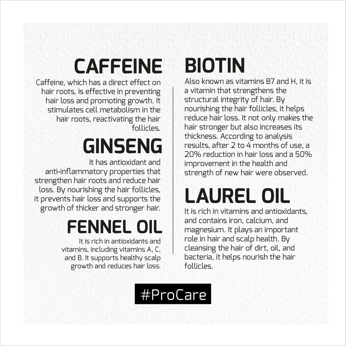 Caffeine Ginseng Pro Care Hair Serum AGIVA