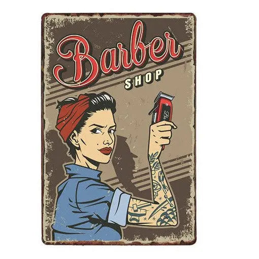 Barber Vintage Metal #01 My Store