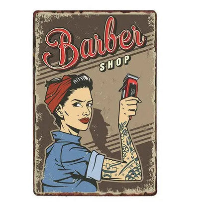 Barber Vintage Metal #01 My Store
