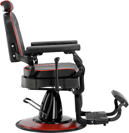 Barber chair Black-RED