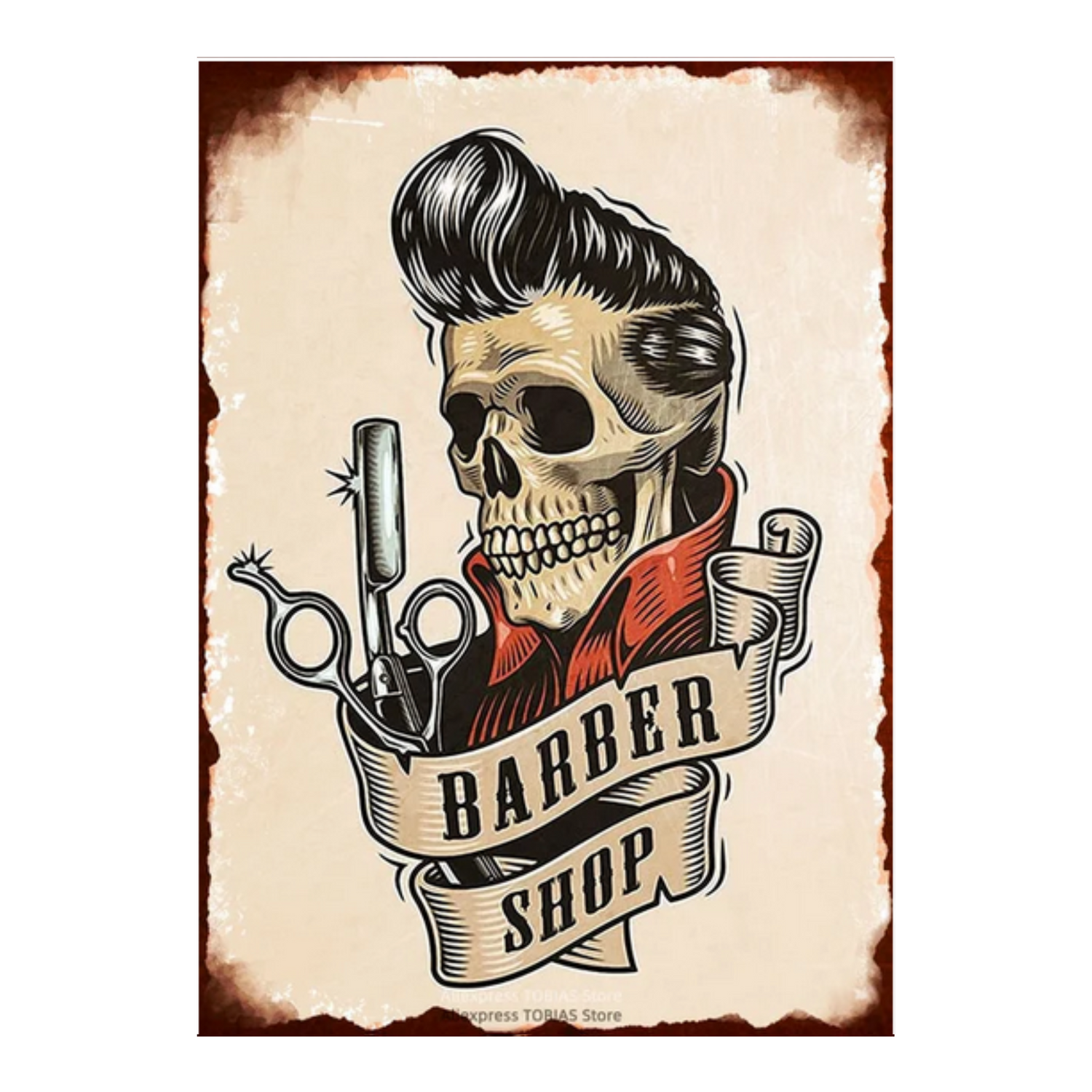 Barber Vintage Metal #17 My Store