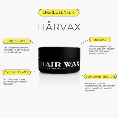 Hair Wax Black 100ml Brothers Of Sweden