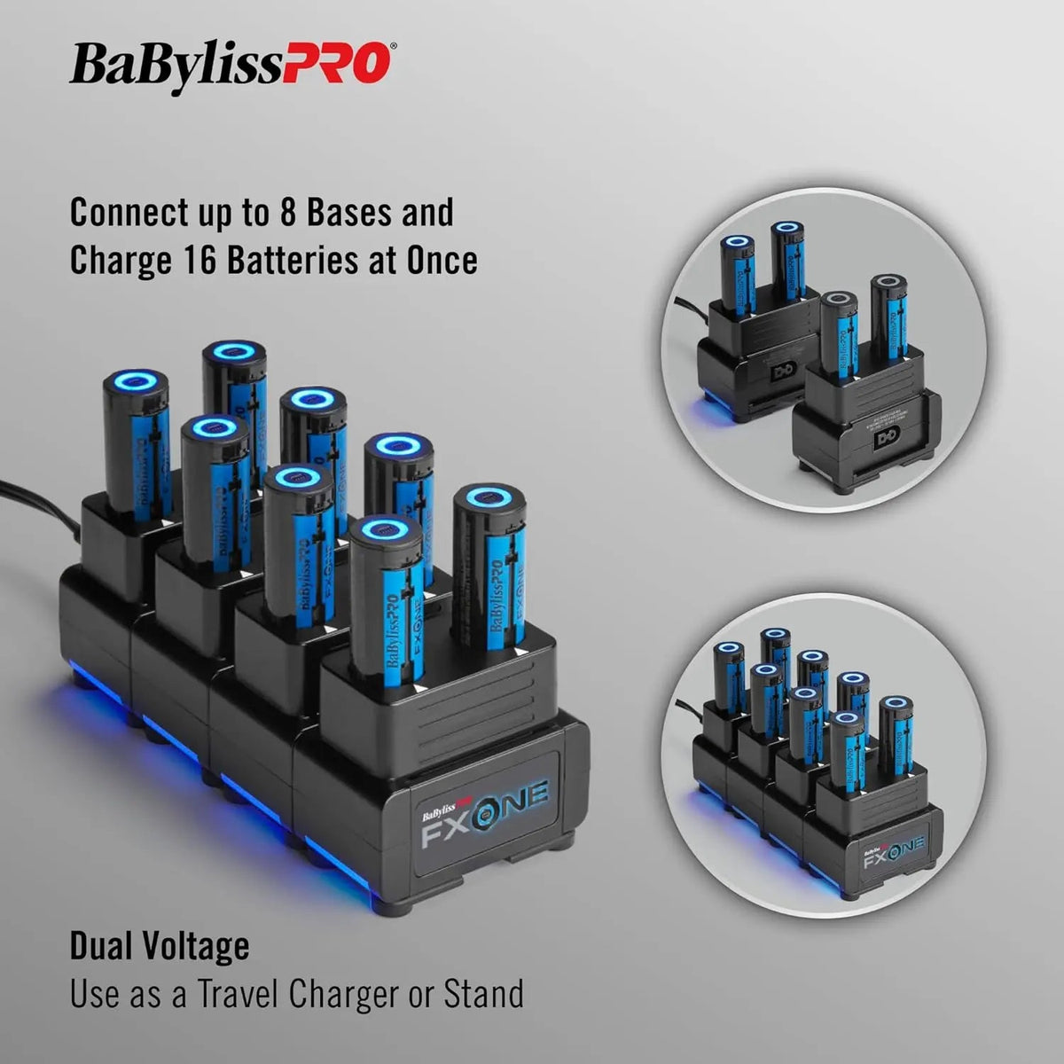 BaBylissPRO® FXONE Dual-Battery Charging Base BaByliss