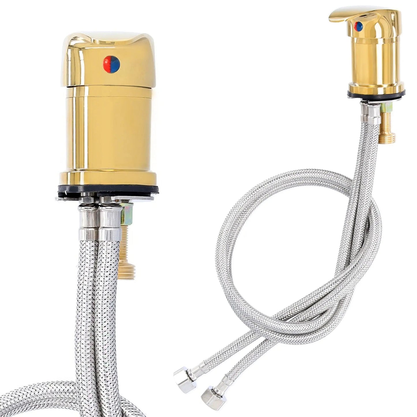 Professionell Blandare till Frisörtvätt – Guld BarberCity