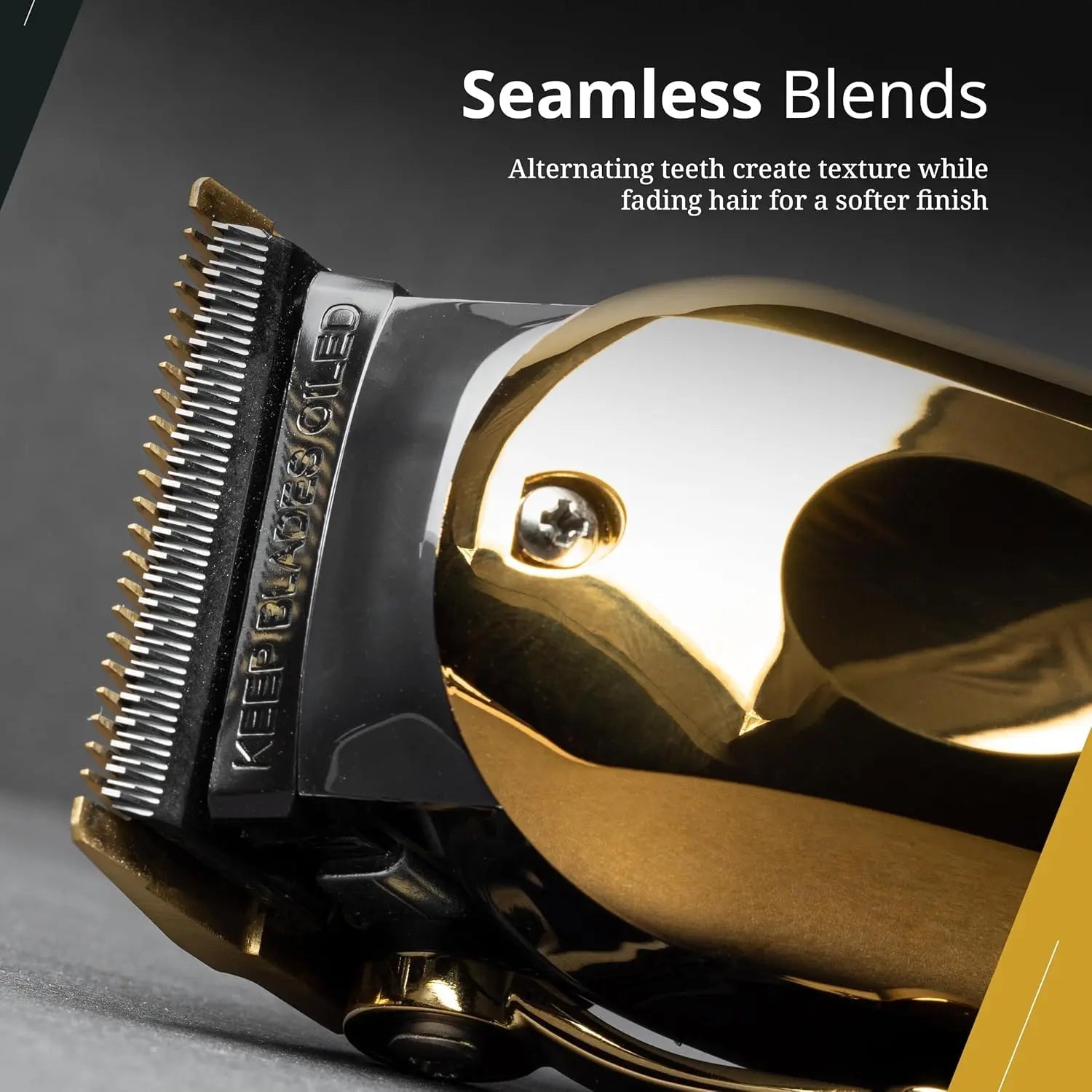 Wahl Professional Stagger Tooth Gold Blade Set DLC Titanium WAHL